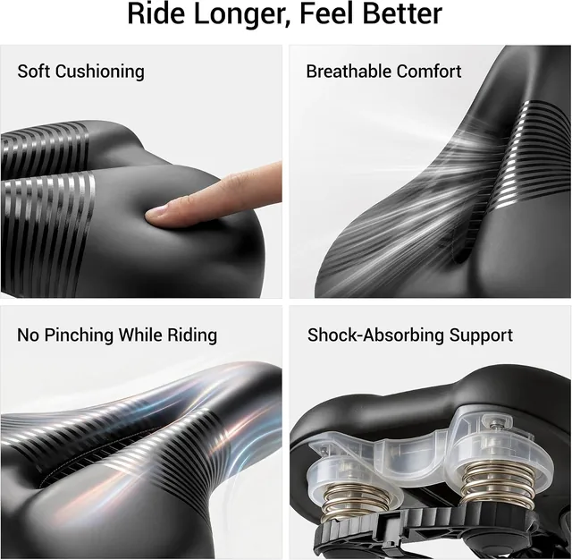 Padded saddle construction details