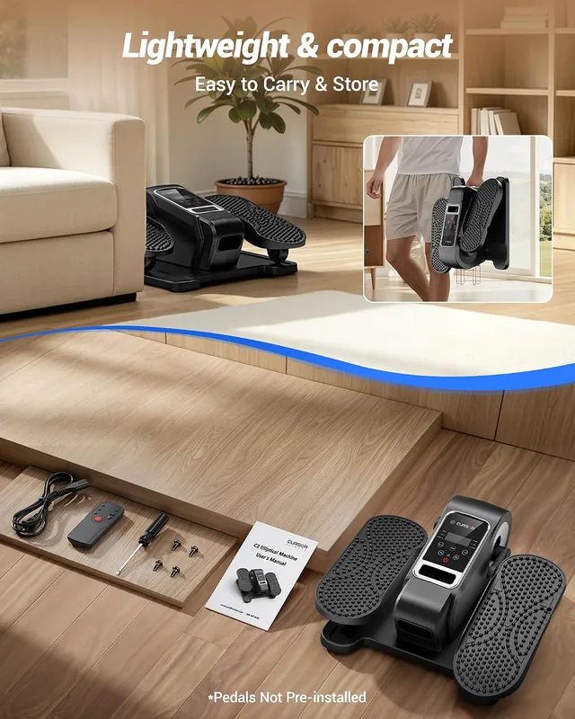 Compact footprint and carrying illustration